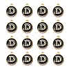 Golden Plated Alloy Charms LS-ENAM-S118-02D-2