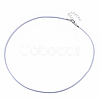 Waxed Cotton Cord Necklace Making MAK-S032-1.5mm-B17-2