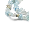 Natural Aquamarine Chip Beads Strands X-G-L154-19-4