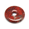 Donut/Pi Disc Natural Gemstone Pendants G-L234-40mm-M-2