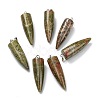 Natural Unakite Pointed Pendants G-D040-01P-B01-1