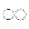 Brass Linking Rings KK-Y003-03C-S-2