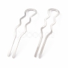 Rack Plating Brass Hair Forks OHAR-C004-01P-1