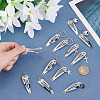 36Pcs 6 Style Iron Snap Hair Clips PHAR-CP0001-08-3
