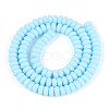 Opaque Solid Color Glass Beads Strands GLAA-ZX008-6mm-18J-2