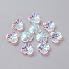 Electroplate Glass Beads EGLA-L027-A08-1