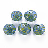 Transparent Handmade Blown Glass Globe Beads X-GLAA-T012-19C-1