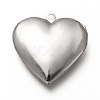 Tarnish Resistant 316 Stainless Steel Locket Pendants X-STAS-P268-08P-2