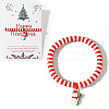 Elegant Christmas Handmade Polymer Clay Heishi Beaded Stretch Bracelets MV9996-29-1