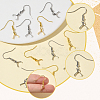60Pcs 2 Colors 304 Stainless Steel Earring Hooks STAS-SC0010-73-3