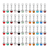 Birthstone Glass Locking Stitch Marker HJEW-UN00030-1