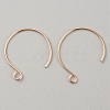 Brass Earring Hooks KK-WH0044-141B-G-1