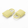 Spray Painted Alloy Pendants PALLOY-Q433-031H-RS-2