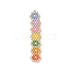 Handmade Loom Pattern MIYUKI Seed Beads PALLOY-MZ00047-01-1