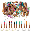 DIY Trapezoid Dangle Earrings Making Kit DIY-TA0009-05-1