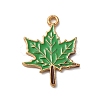 Thanksgiving Day Theme Alloy Enamel Pendants ENAM-M002-03G-14-1
