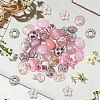 Alloy Rhinestone/Resin European Beads MPDL-SC0001-11A-6