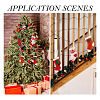 4Pcs 4 Styles Christmas Polyester Socks Pendant Decorations AJEW-TA0003-29B-10