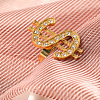 Alloy Rhinestone Adjustable Cuff Rings for Men FS-WGC468B-01-3