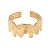Elephant 304 Stainless Steel Finger Rings Components SA-CBA45D5-18G-2