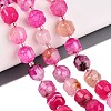 Natural Agate Beads Strands G-T131-82B-08-1