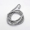 Electroplate Non-magnetic Synthetic Hematite Beads Strands G-J208G-13-2