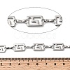 304 Stainless Steel Rectangle Link Chains CHS-Z007-16P-2