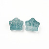 Two Tone Transparent Spray Painted Glass Beads GLAA-Q092-02-C09-2