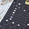 12Pcs 3 Styles 304 Stainless Steel Cable Chain Bracelet Making STAS-SP0002-11-4