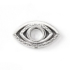 Tibetan Style Alloy Bead Frame TIBE-WH0002-08AS-1