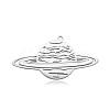 Non-Tarnish 201 Stainless Steel Pendants STAS-S105-LA730-1-1