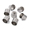 Tarnish Resistant Smooth Surface 201 Stainless Steel Cord Ends STAS-R063-97-2