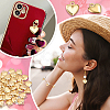 160Pcs 2 Colors CCB Plastic Pendants KY-GA0001-31-7