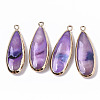 Natural Freshwater Shell Pendants SHEL-R047-03C-1