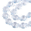 Transparent Glass Beads Strands DGLA-N021-02A-4