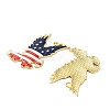 Independence Day Alloy Enamel Pendants ENAM-G229-06G-01-2