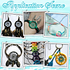DIY Woven Web/Net Bracelets Making Findings Kit DIY-SC0027-95-5