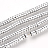 Electroplate Non-magnetic Synthetic Hematite Beads Spacers Strands X-G-Q486-73I-1