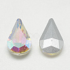 Pointed Back Glass Rhinestone Cabochons RGLA-T082-6x10mm-05-2