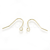 Brass Earring Hooks X-KK-S348-217-2