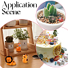 18Pcs 6 Styles Resin 3D Animal Ornaments AJEW-SP0002-15-4