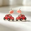 Acrylic Stud Dangle Earrings WGC4B0F-01-1