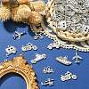 100pcs 10 Style Tibetan Style Alloy Pendants TIBEP-CJ0001-31-5