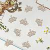 30Pcs Zine Alloy Rhinestone Cabochons FIND-SC0019-86-6