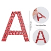 Glitter Hotfix Rhinestone Iron on Patches DIY-WH0183-09C-3