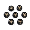 Dyed Black Synthetic Turquoise Beads G-F775-B05-1