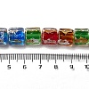 Handmade Gold Foil and Silver Foil Lampwork Beads FOIL-C001-01C-01-4