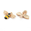 Alloy Enamel Pendants ENAM-S121-174D-RS-3