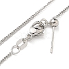 Brass Bracelets for Women BJEW-M048-01P-2