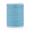 Round Waxed Polyester Cord X-YC-G006-01-1.0mm-06-1